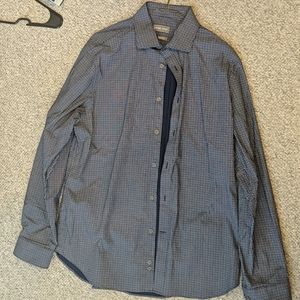 Michael Kors blue button down shirt